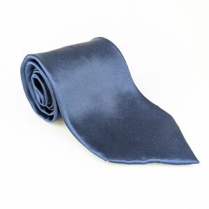 City of London Ferrell Reed Silk Necktie‎ Mens Blue Solid Business